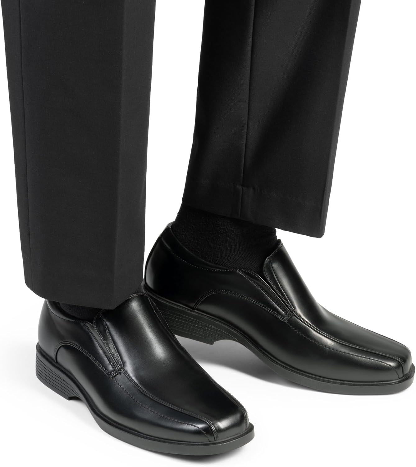Thumbnail 1 de Bruno Marc Men's Square Toe Dress Loafers Formal Shoes