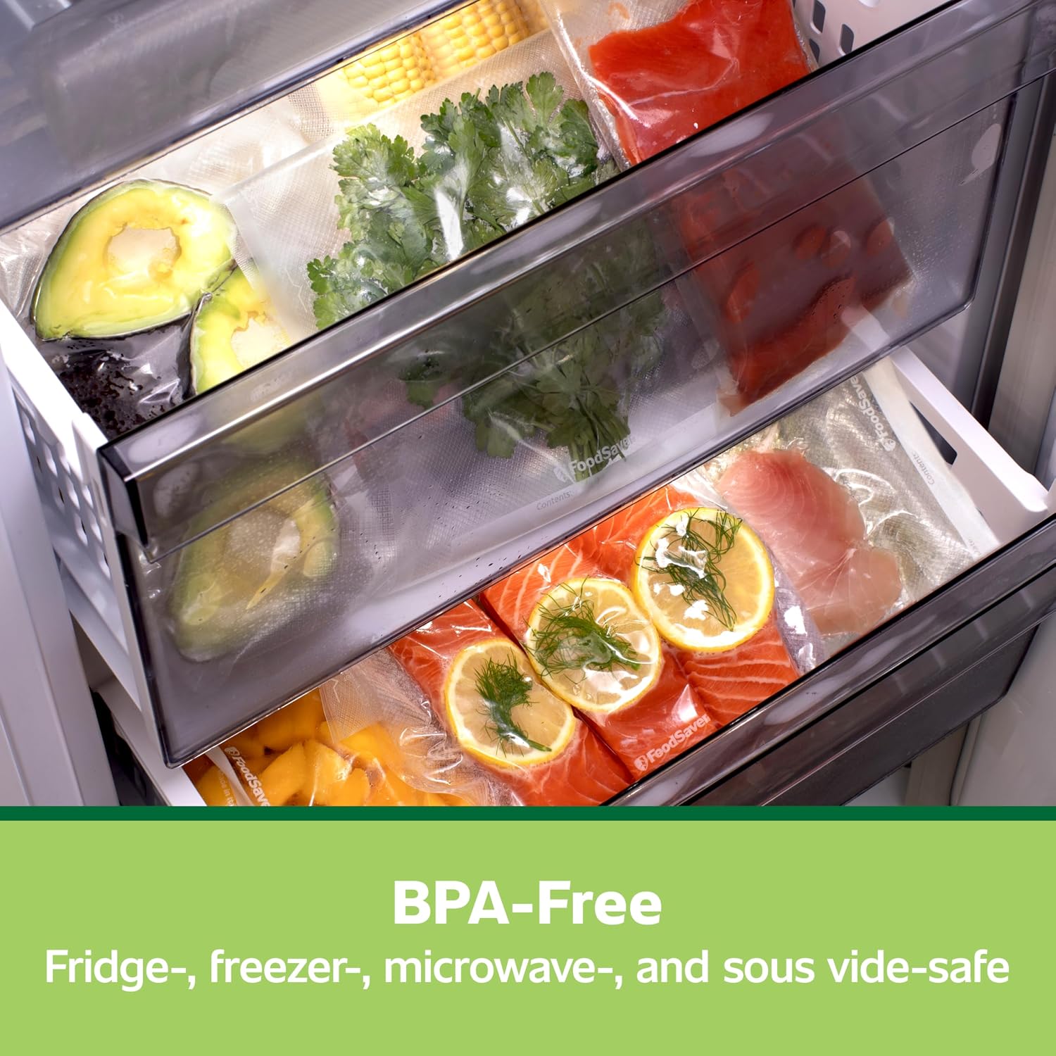 Thumbnail 6 de FoodSaver Vacuum Sealer Bags, 946 mL