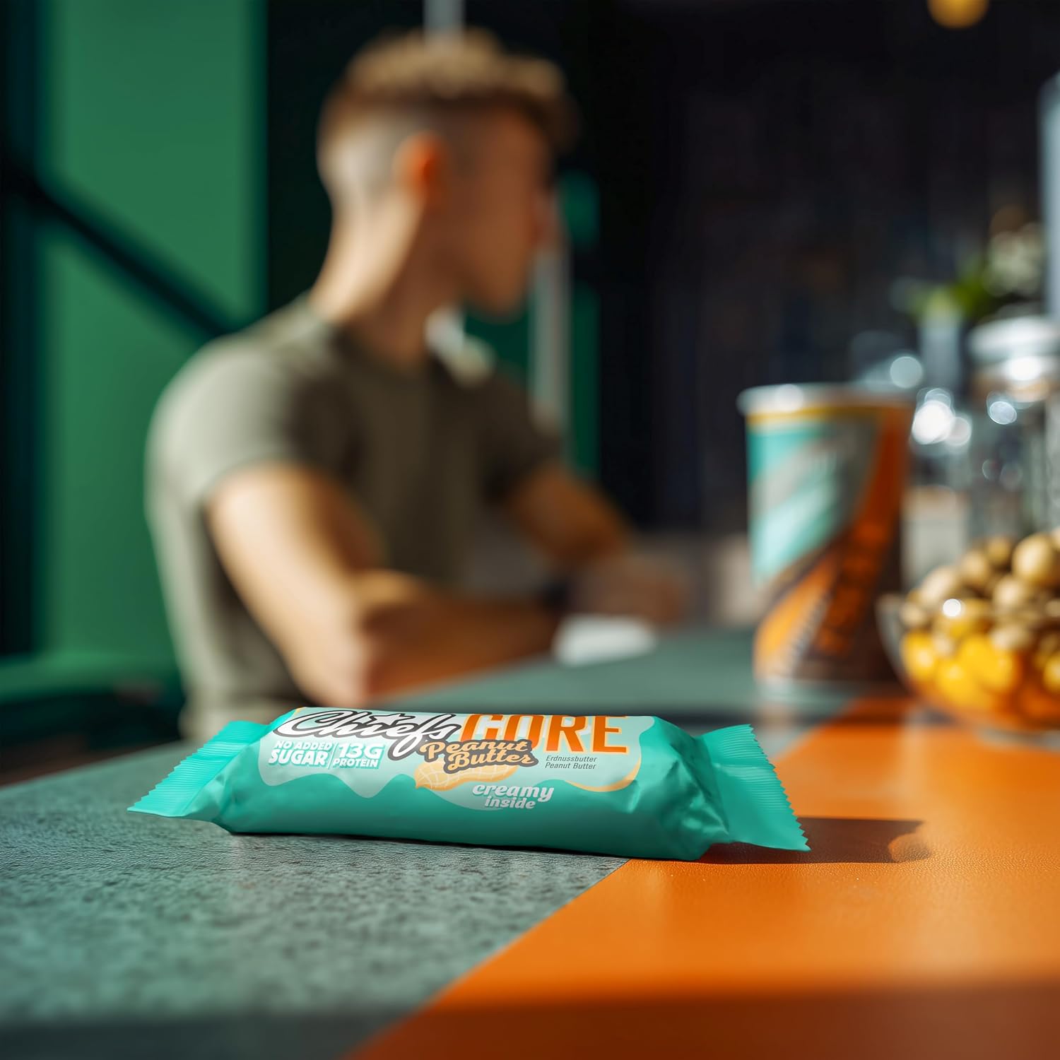 Detalle 2 de CHIEFS High Protein Riegel 12×40 g Proteinriegel 🍫