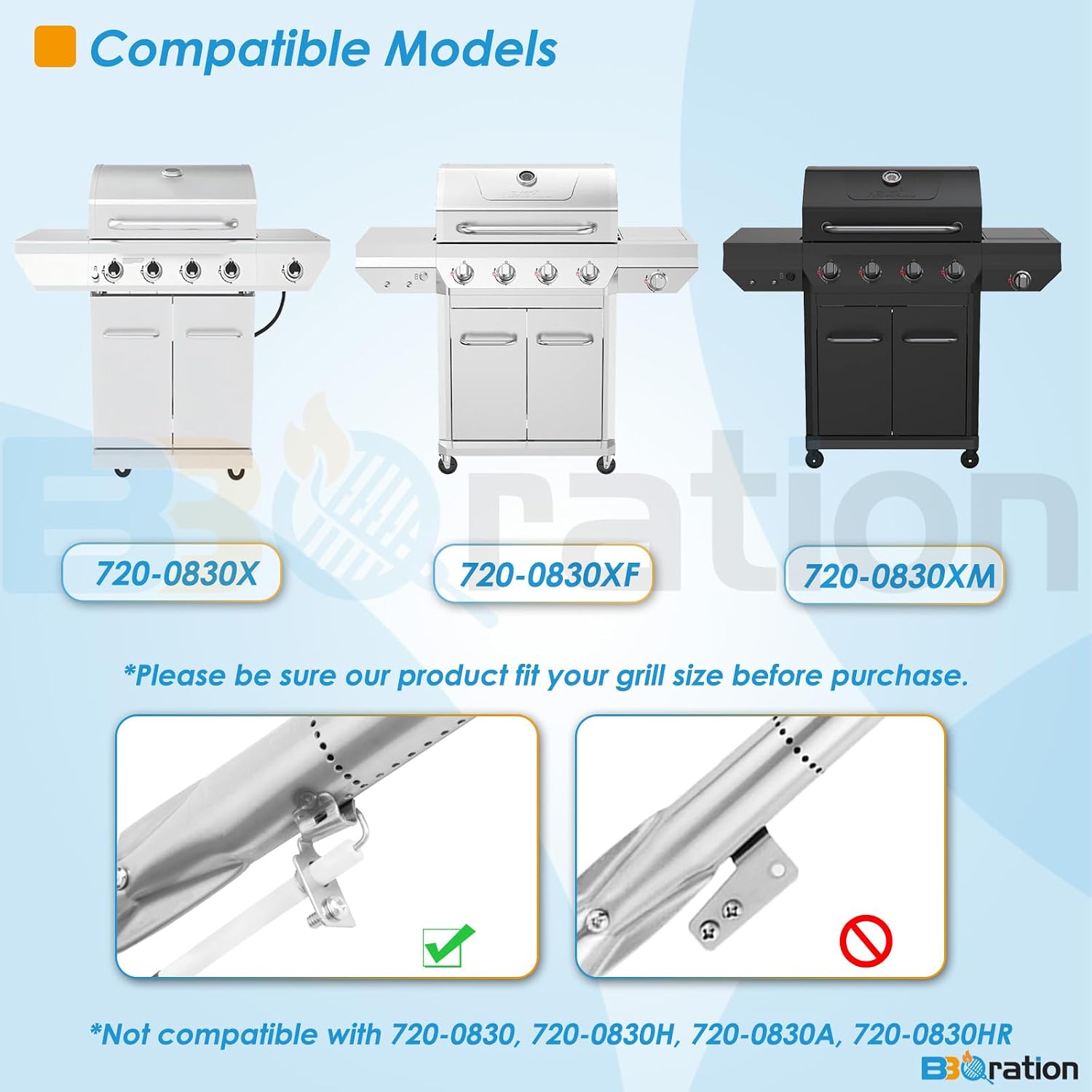 Thumbnail 1 de BBQration Nexgrill replacement parts kit, 4-burner