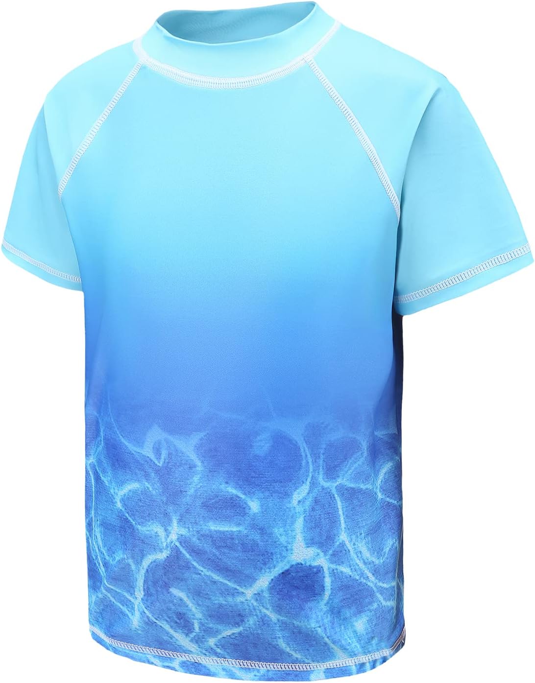 Detalle de Boys Short Sleeve Rash Guard Swim Shirt (Age 4–16) for Kids