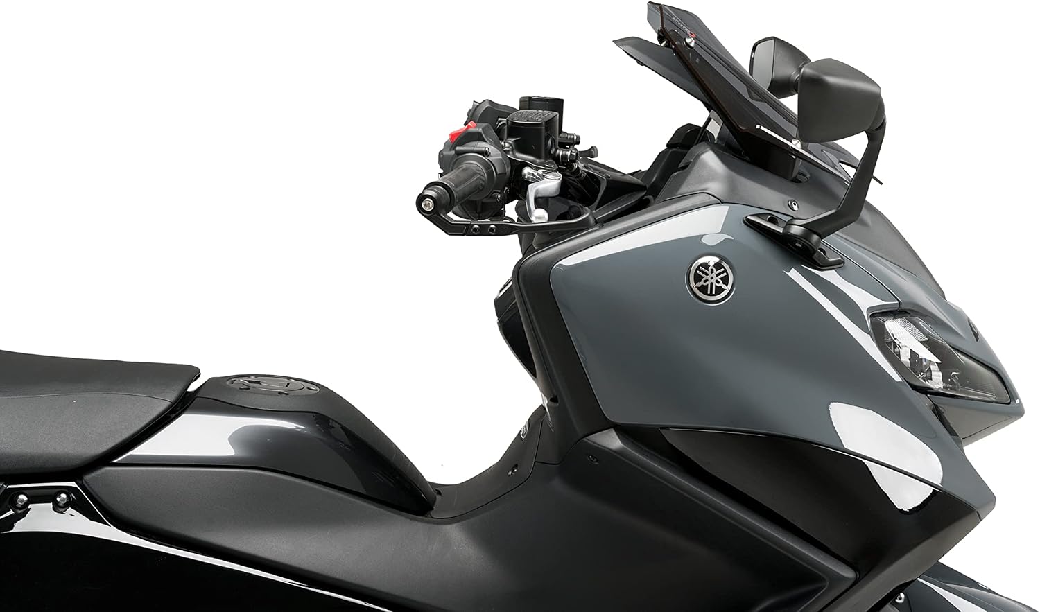 Detalle de Puig 21269F Verkleidungsscheibe für Maxiscooter – sportlich, aerodynamisch und TÜV-konform