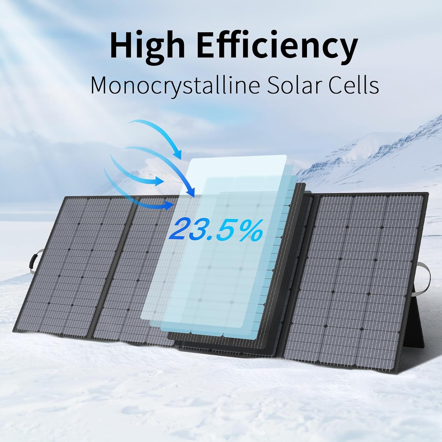 Thumbnail 1 de 400W Portable Solar Panel 23.5% Efficiency ☀️📦📐