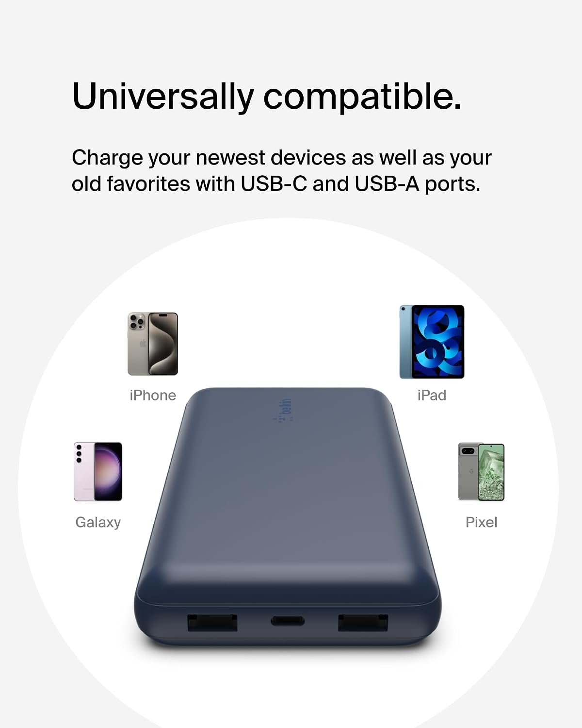 Detalle de Belkin USB C power bank 20,000mAh