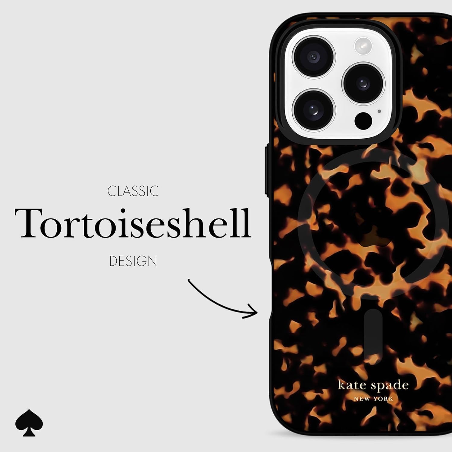 Thumbnail 4 de kate spade new york iPhone 16 Pro Tortoise MagSafe case