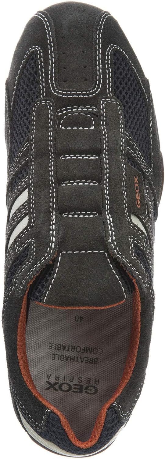 Thumbnail 3 de Geox Herren Uomo Snake LSneakers – Lederoberfläche, bequemes Innenmaterial
