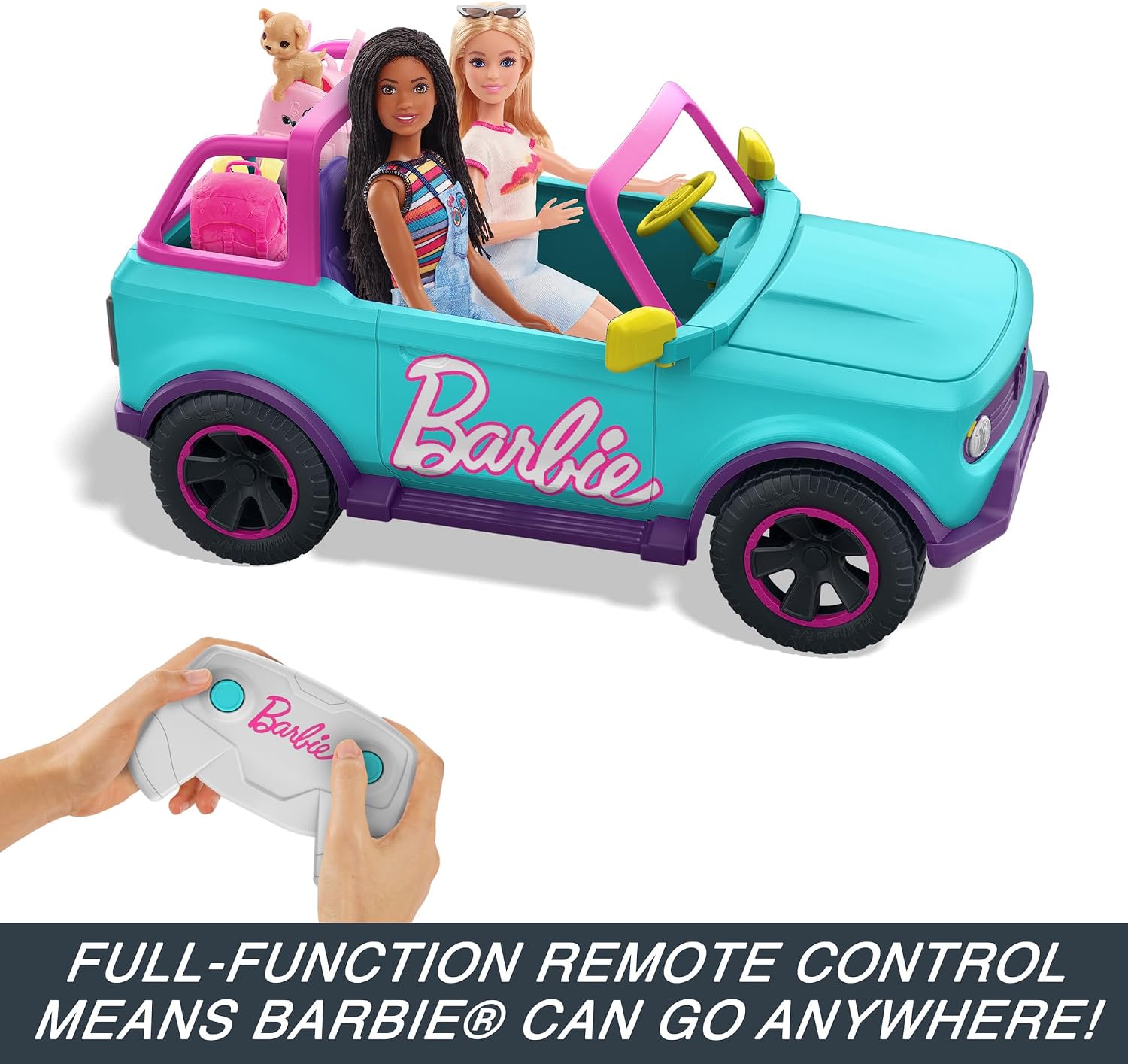 Detalle de Hot Wheels RC Barbie SUV 5.3 mph HTP53