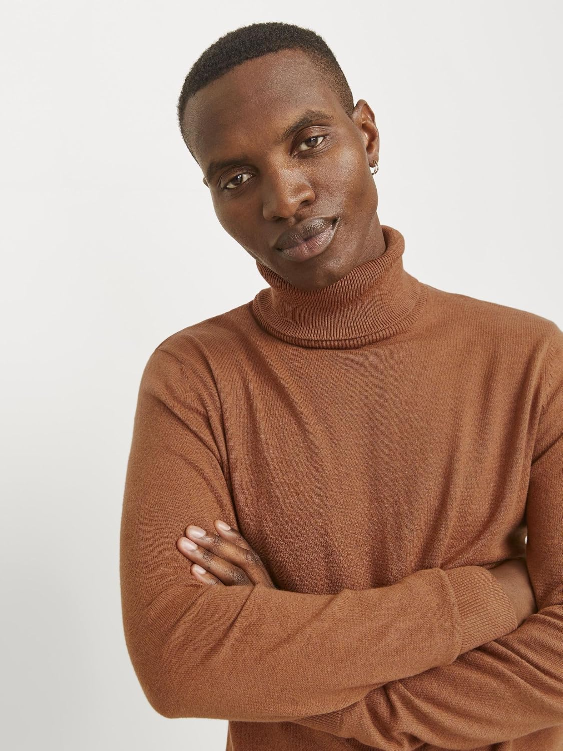 Thumbnail 6 de JACK & JONES Emil Knit Roll Neck Jumper Rollkragenpullover