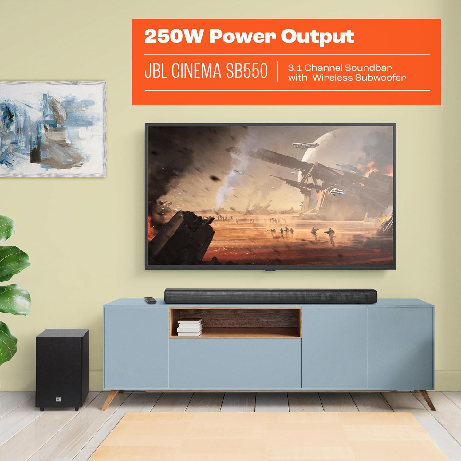 Detalle de JBL soundbar SB550
