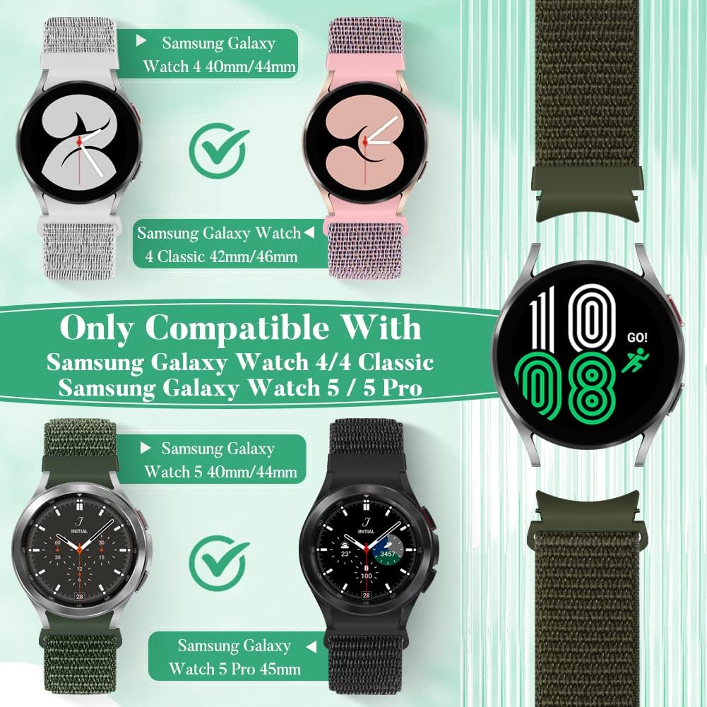 Detalle 2 de KIBDSNG Nylonarmband für Galaxy Watch mit 40 mm