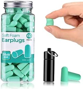 Thumbnail 6 de Onhear HP133A Foam Earplugs, 60 Pairs, Slow-Rebound, 38 dB Rating
