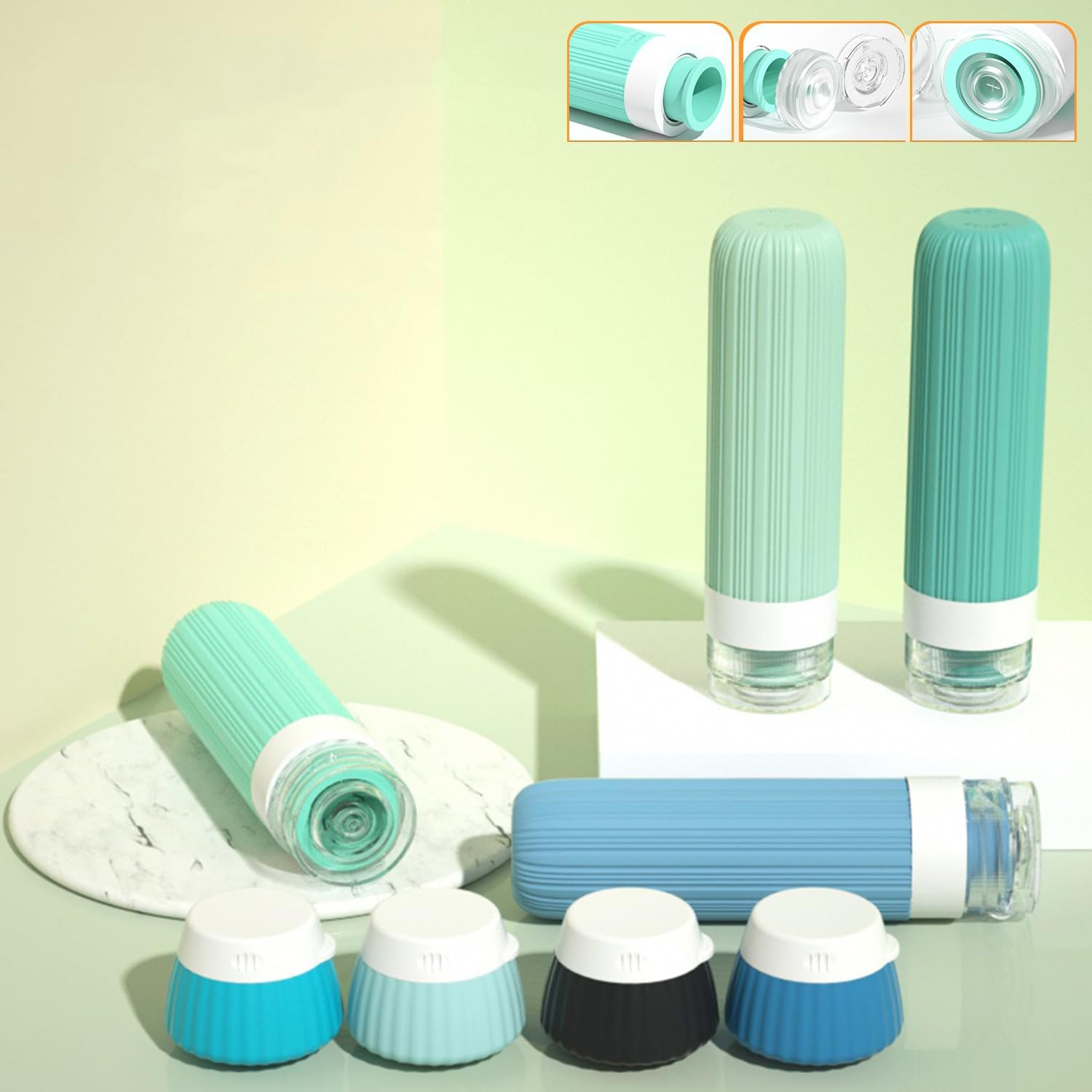 Thumbnail 5 de NuvaConx 18-pack Travel Bottles for Toiletries