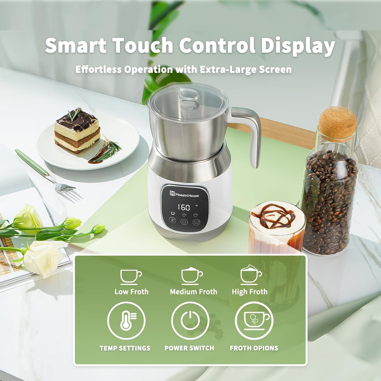Thumbnail 4 de Maestri House Milk Frother 600ml