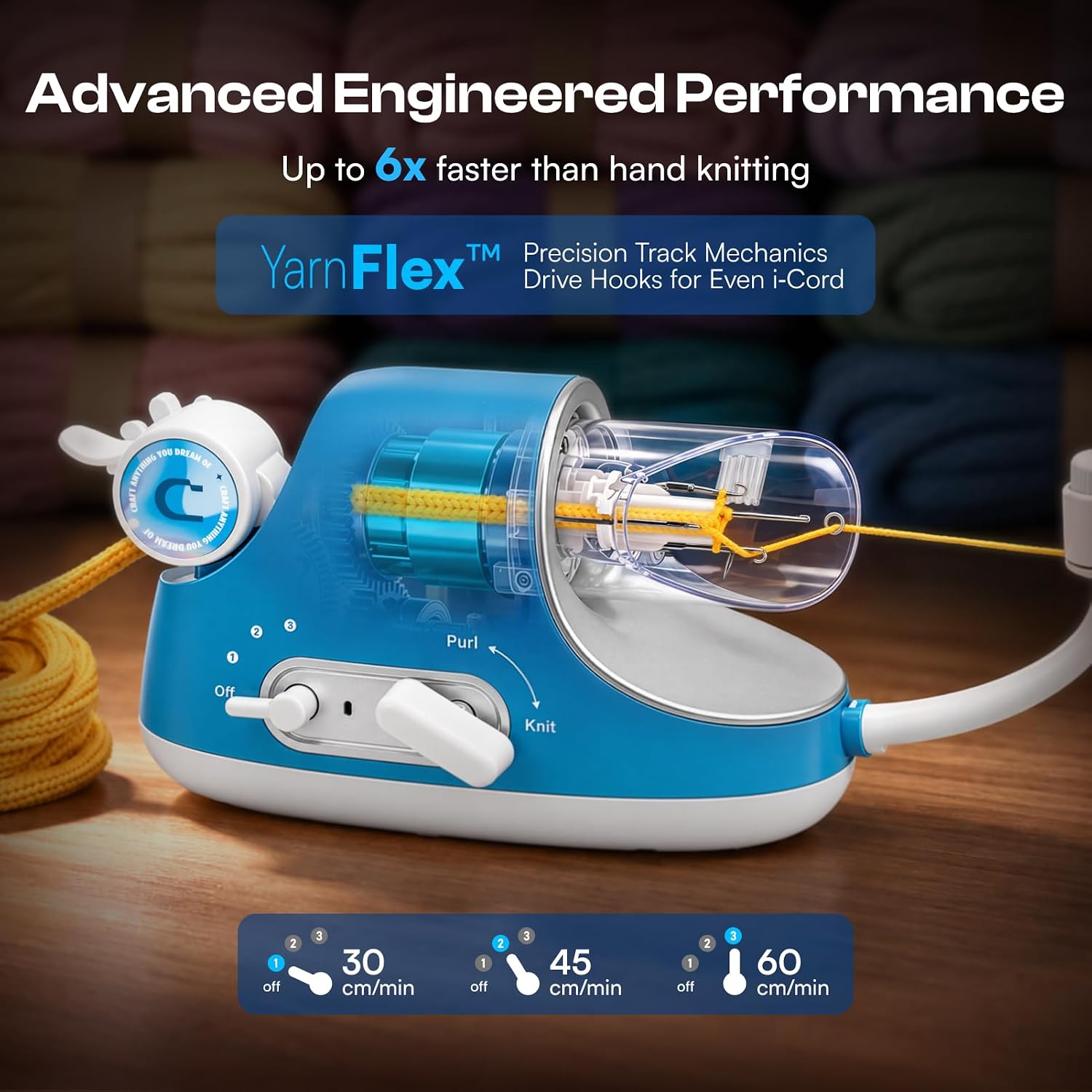 Thumbnail 2 de Caydo i-cord knitting machine F1 Pro