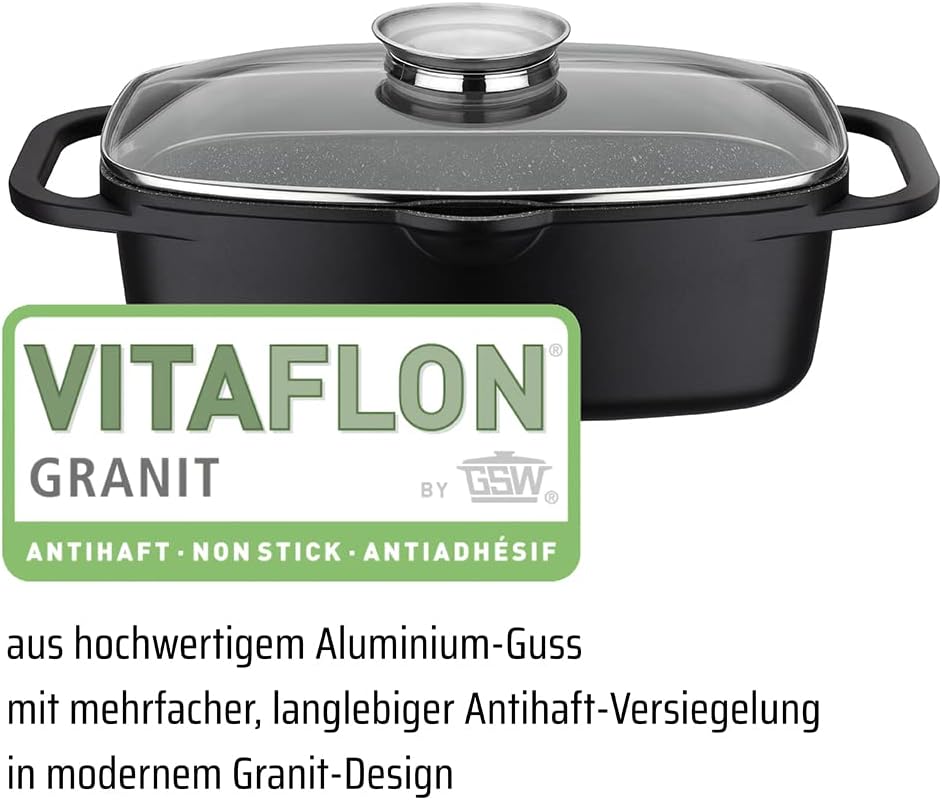 Thumbnail 2 de GSW Universalbräter Gourmet Granit 6 Liter