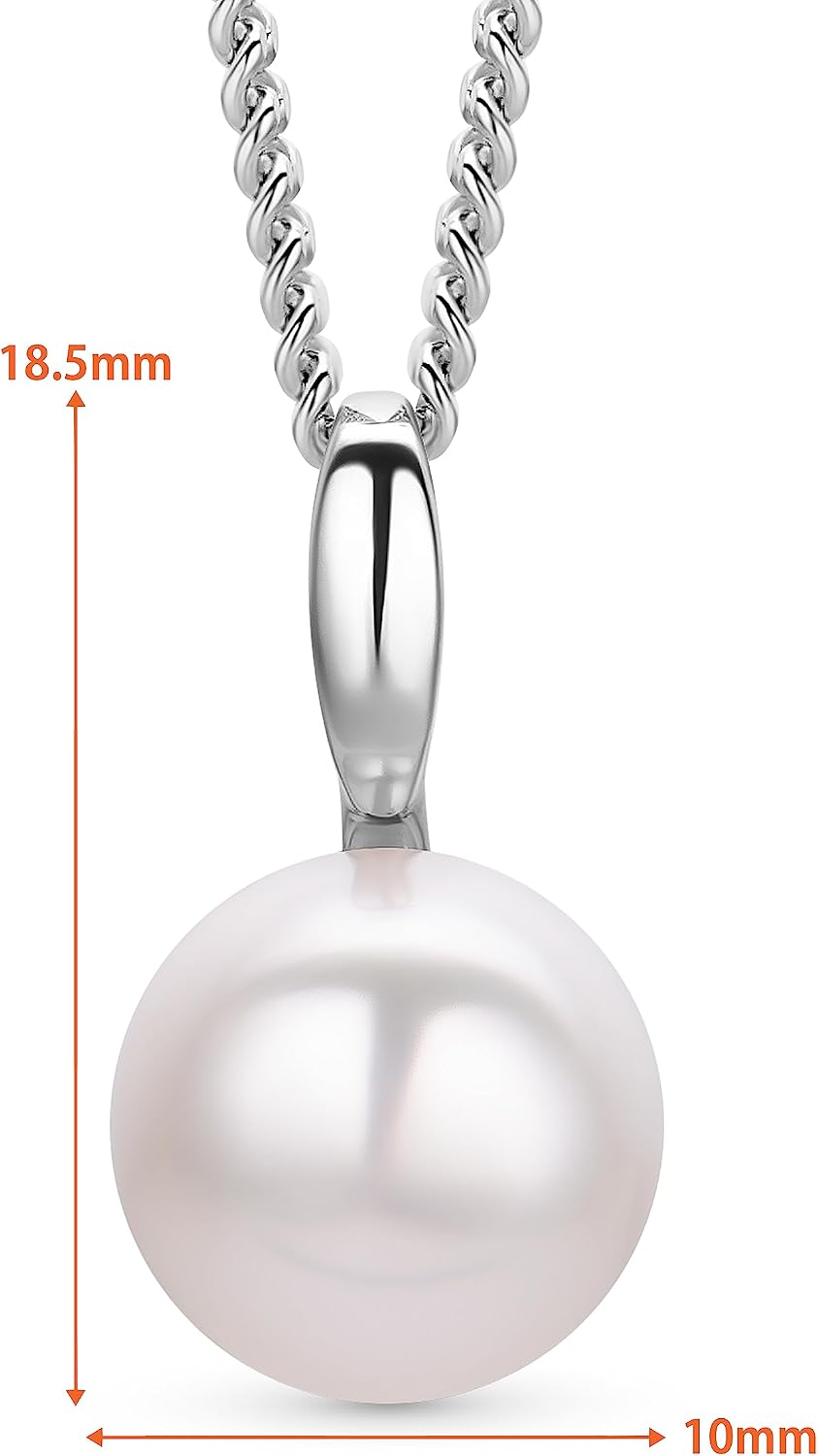 Detalle 2 de OROVI collana donna Argento 925 perla 10 mm