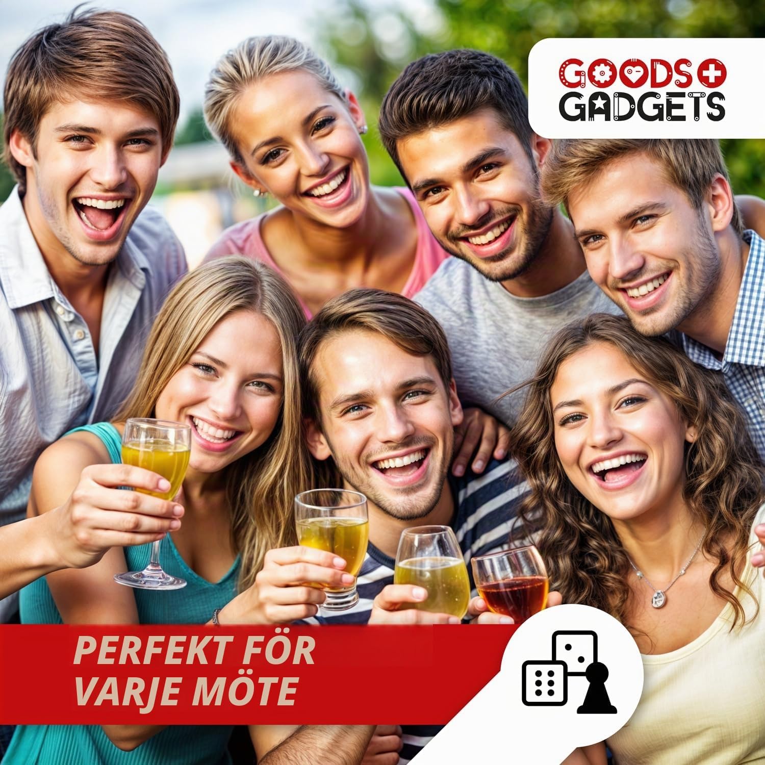 Detalle 2 de GOODS+GADGETS Ringkastspel 2.0 i trä för fyra spelare