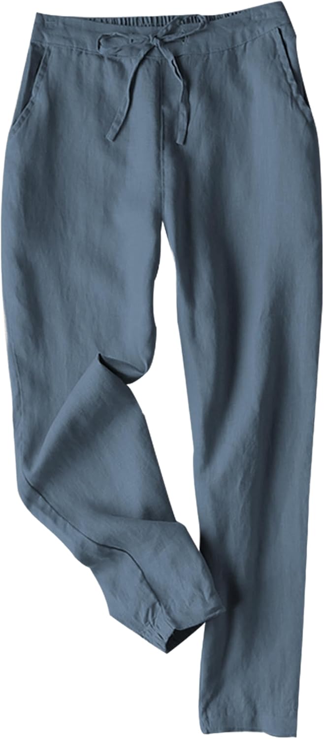 Detalle de Tanming linen pants for women 27.17 in
