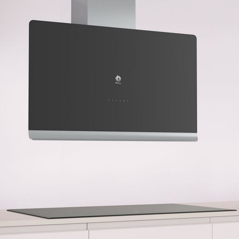 Thumbnail 3 de Balay 3BC497GN campana decorativa vertical de 90 cm en cristal negro