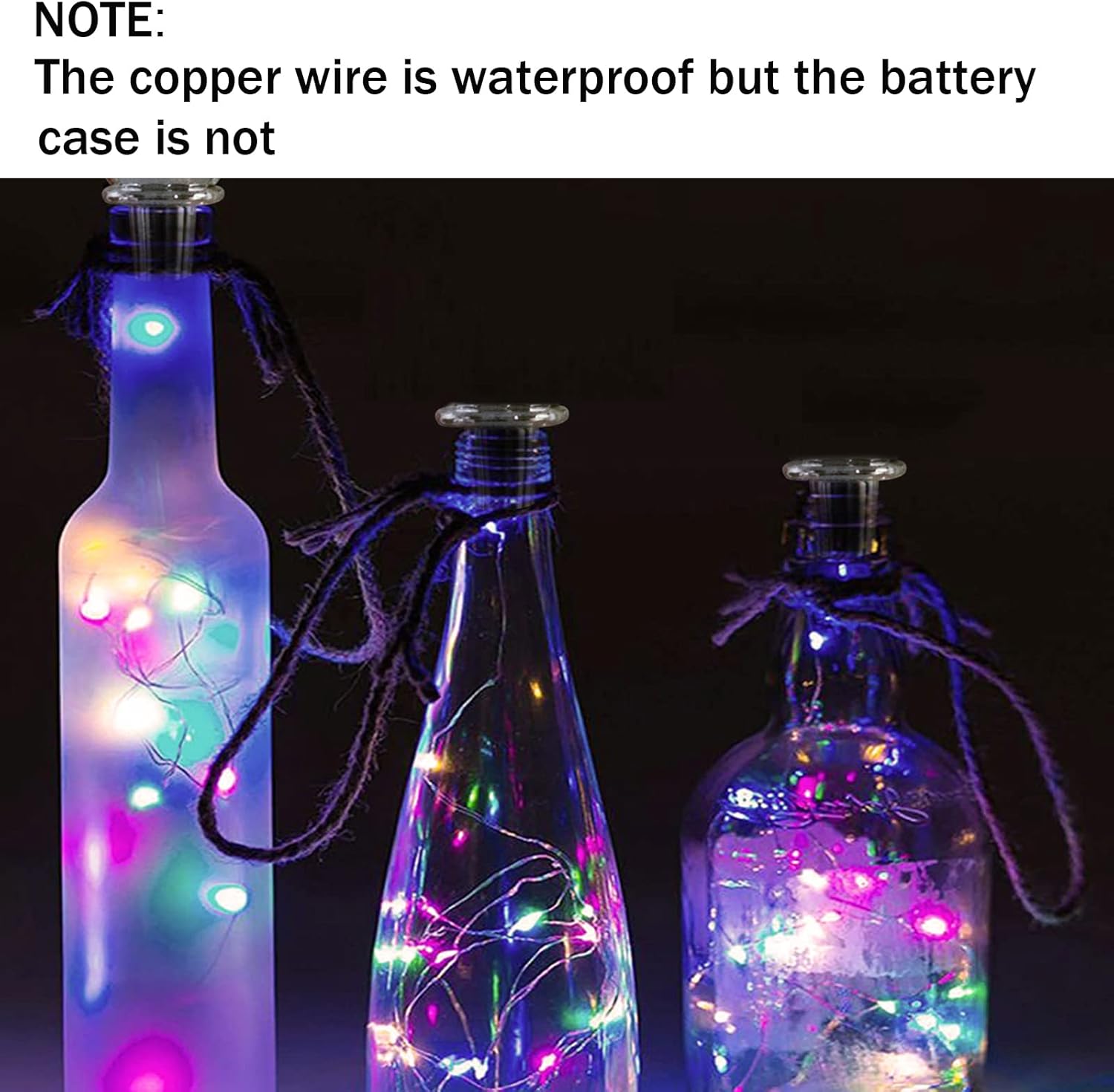 Thumbnail 2 de Melofo 10 Pack LED Fairy String Lights — 3M Battery Operated Copper Wire Lights