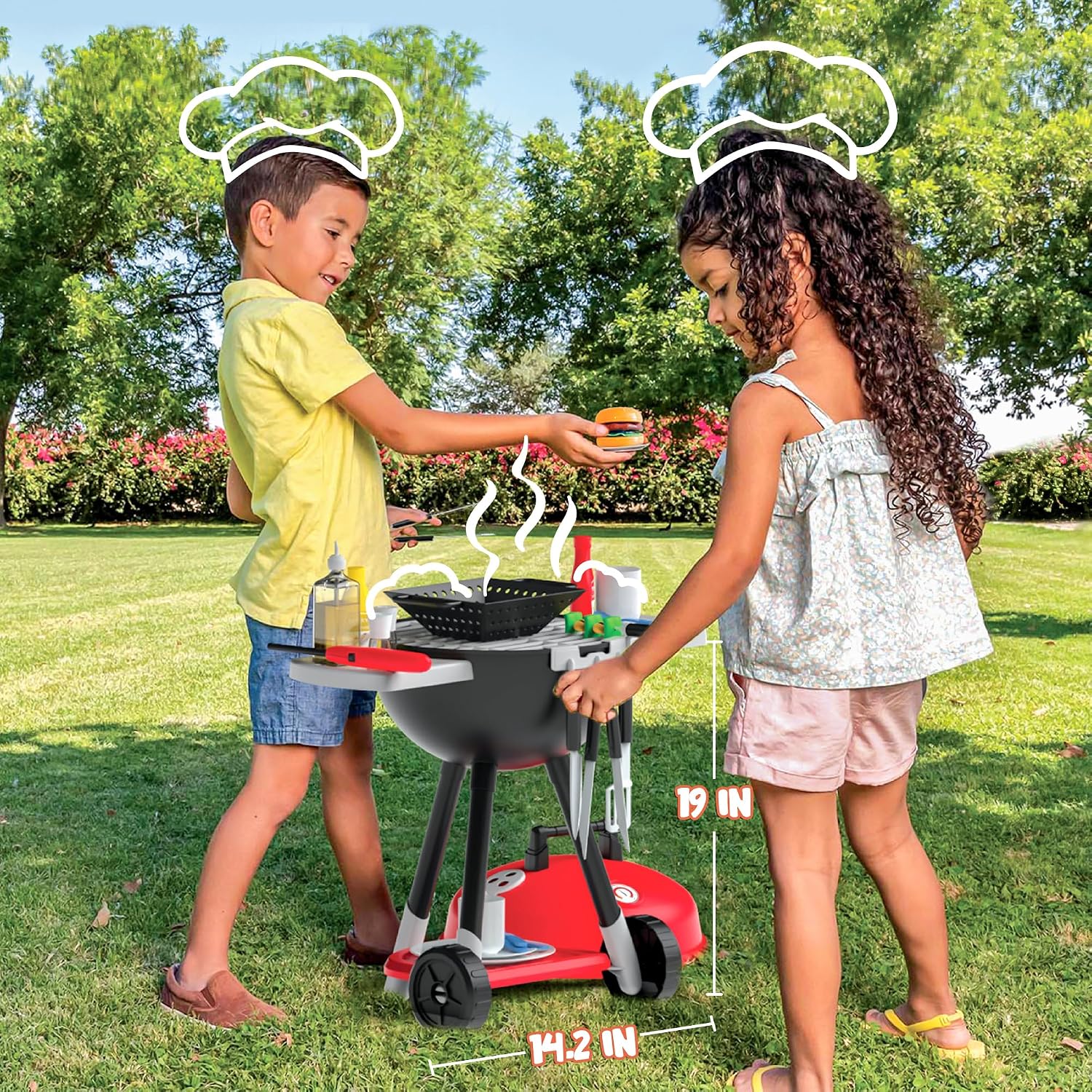 Thumbnail 5 de JOYIN 34 PCS Kitchen Toy Set Kids BBQ Playset