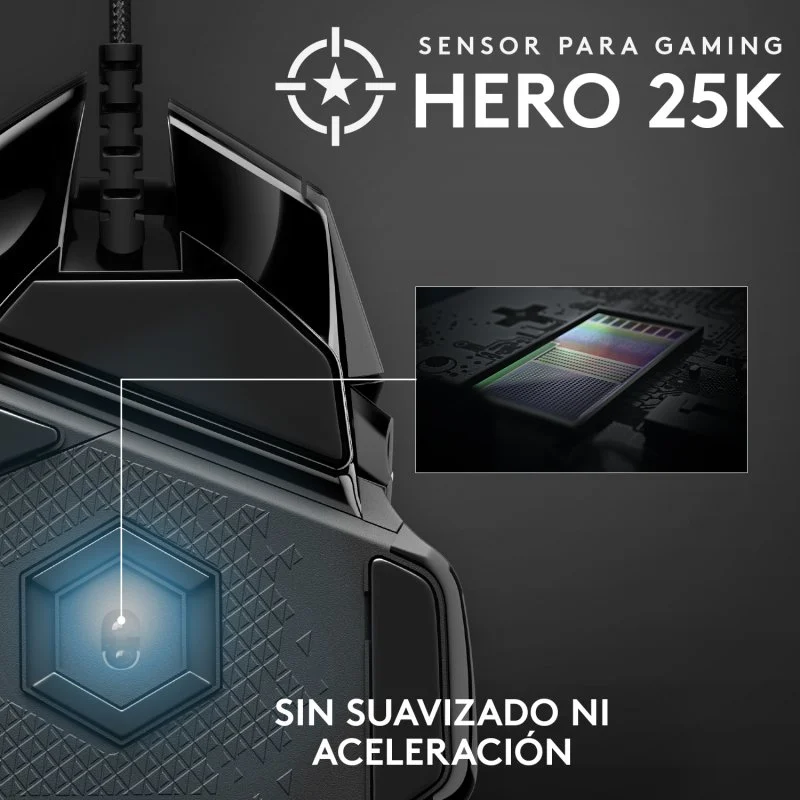 Thumbnail 3 de Logitech G502 Hero Special Edition Ratón Gaming 25600 DPI – LIGHTSPEED