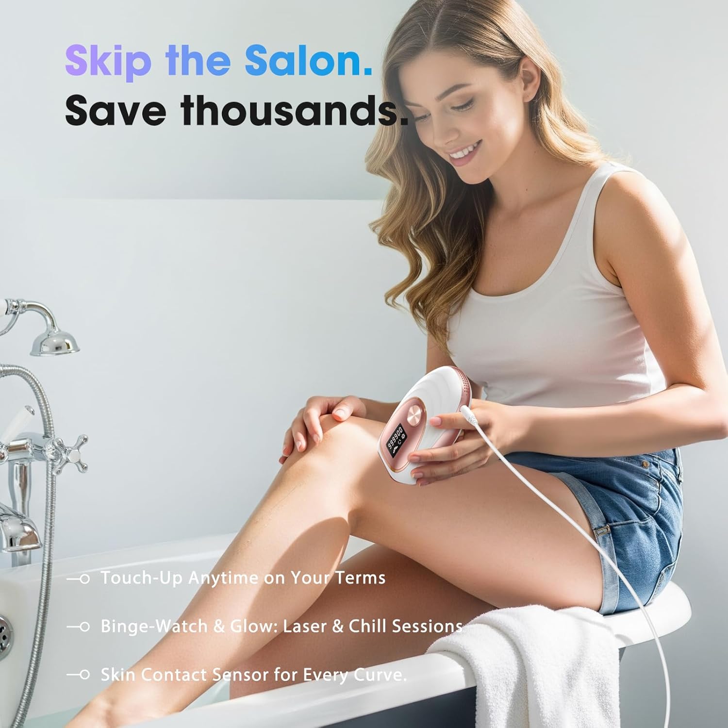 Thumbnail 4 de Oreeth Laser Hair Removal Device 86% hair reduction