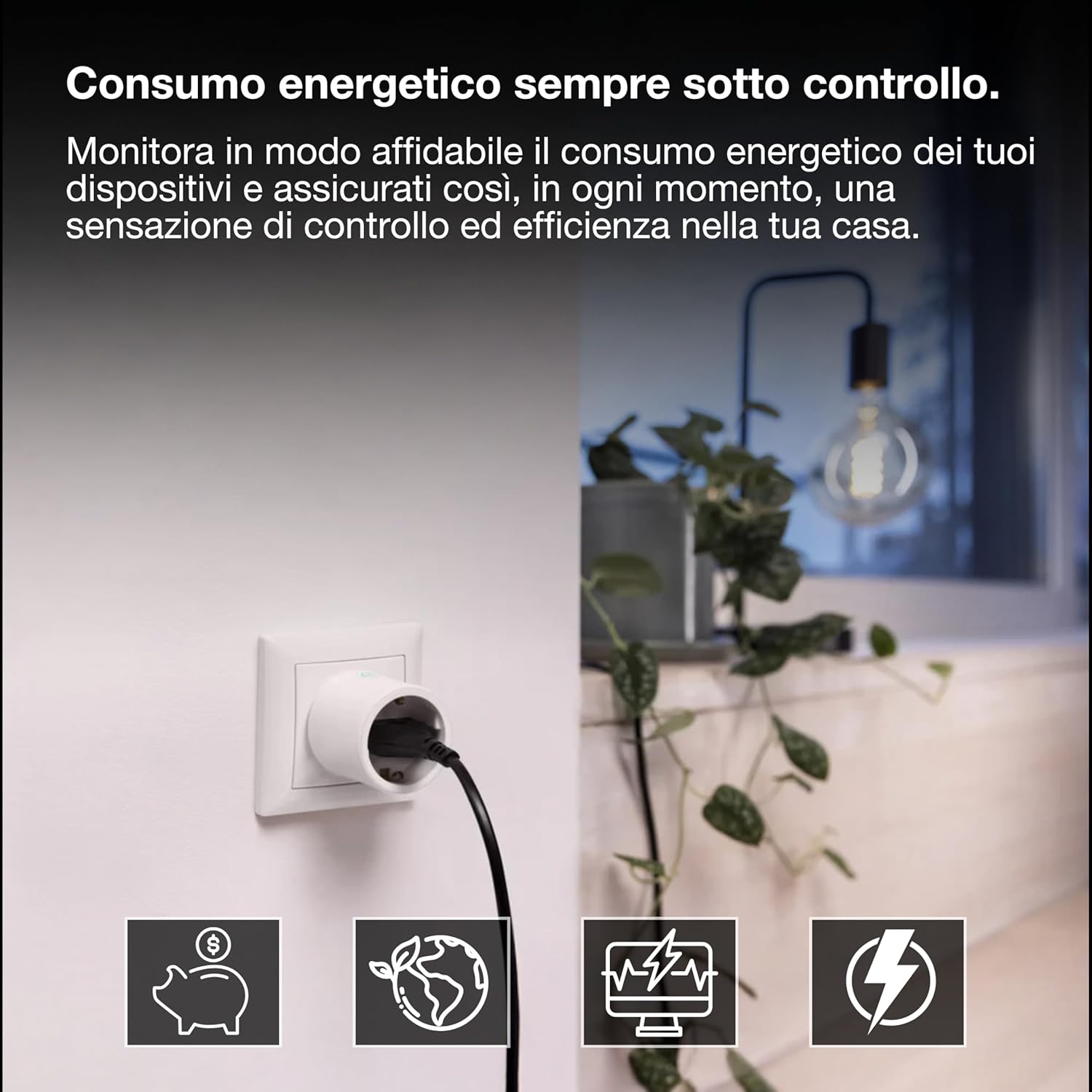 Thumbnail 6 de OSRAM SMART+ ZigBee Presa EU in bianco: presa intelligente con monitoraggio del consumo energetico