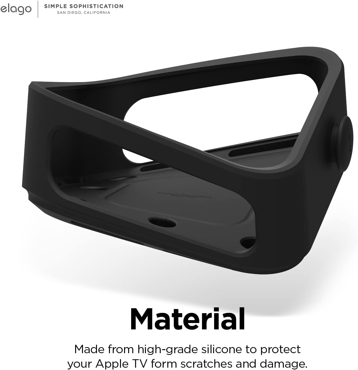 Detalle de Supporto multiplo elago per Apple TV 4K (3ª generazione, 2022) con magneti, viti o cinghia