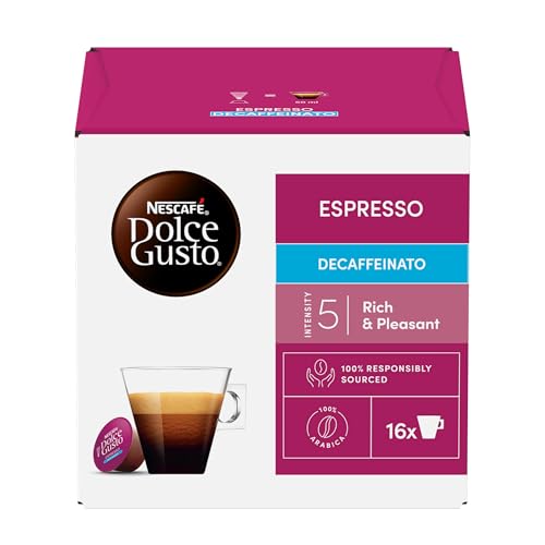 Detalle de NESCAFÉ Dolce Gusto Espresso Decaffeinato Caffè – 96 Capsule Compatibili, miscela 100% Arabica