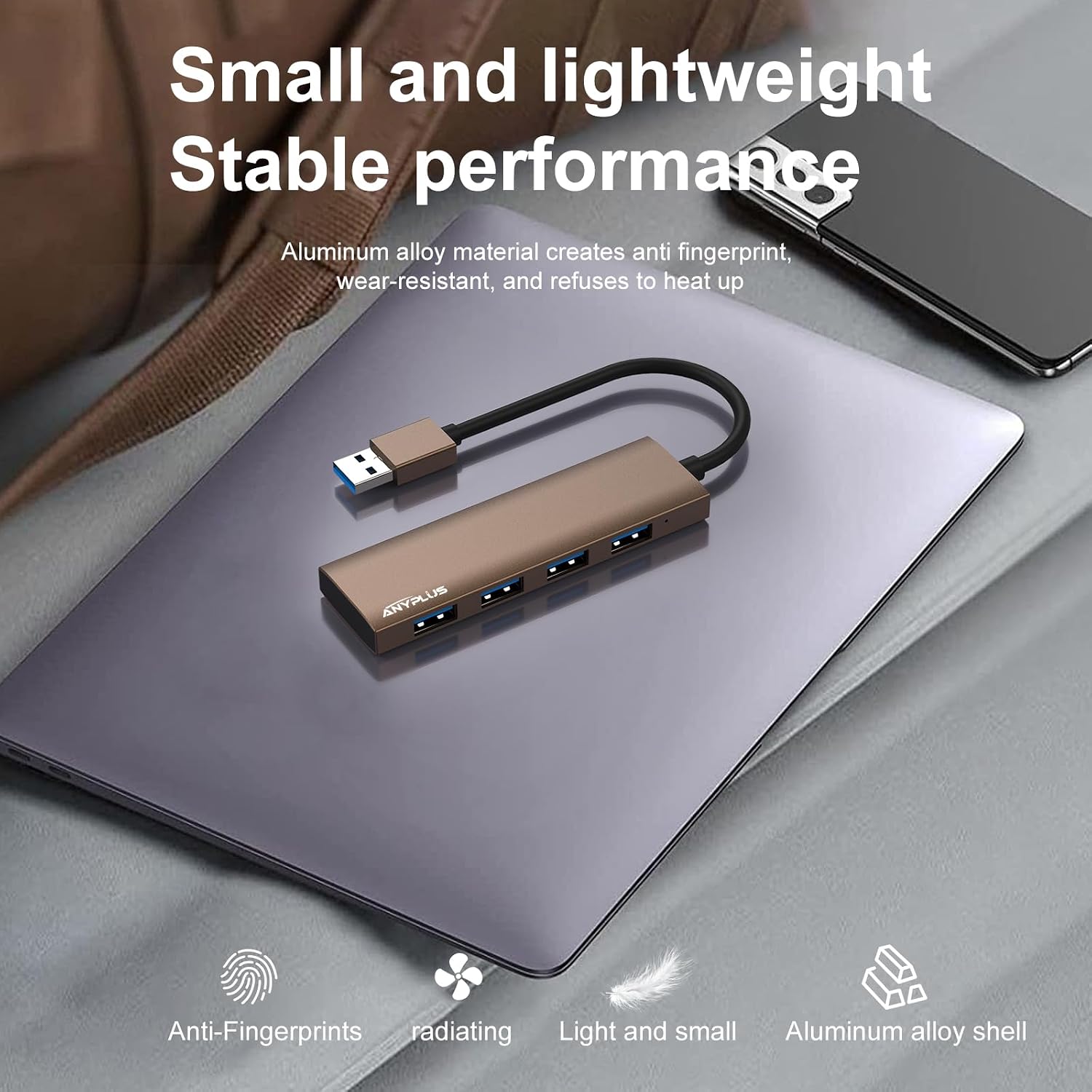 Thumbnail 5 de ANYPLUS USB 3.0 Hub 4‑Port Ultra Slim