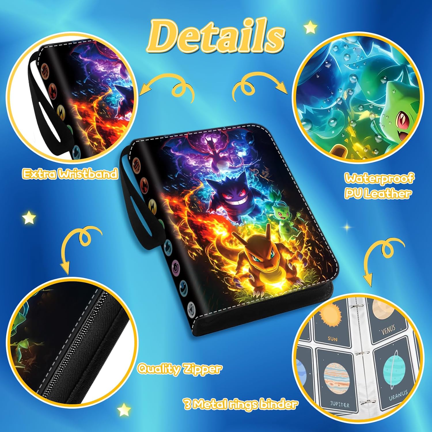 Thumbnail 2 de Sammelkarten Album 50 Seiten 400 Karten