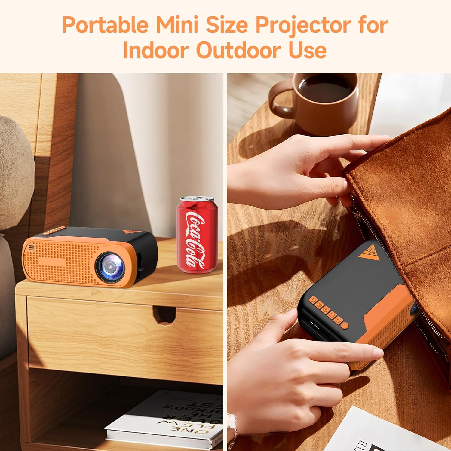 Thumbnail 6 de Mini Video Projector | Native 1080P Portable WiFi/Bluetooth Home Theater