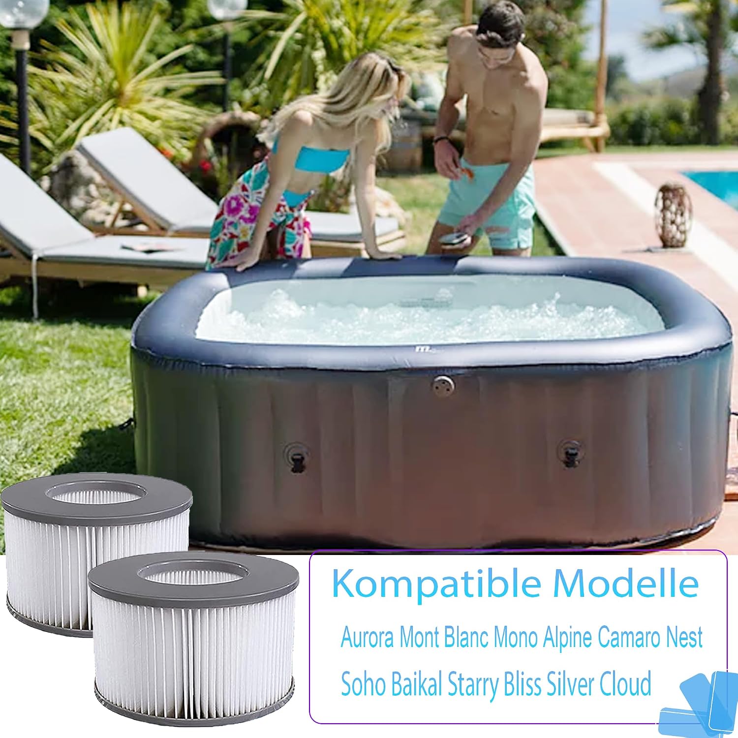 Thumbnail 5 de KGC Ersatz-Filterkartuschen für Whirlpool MSpa (ab 2020) – 6 Stück, kompatibel mit MSpa Filtermodellen