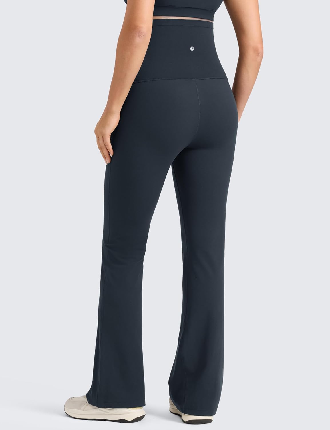 Thumbnail 1 de CRZ YOGA Womens Butterlift Maternity Flare Yoga Leggings 31" – Over the Belly Stretchy Workout Lounge Pants