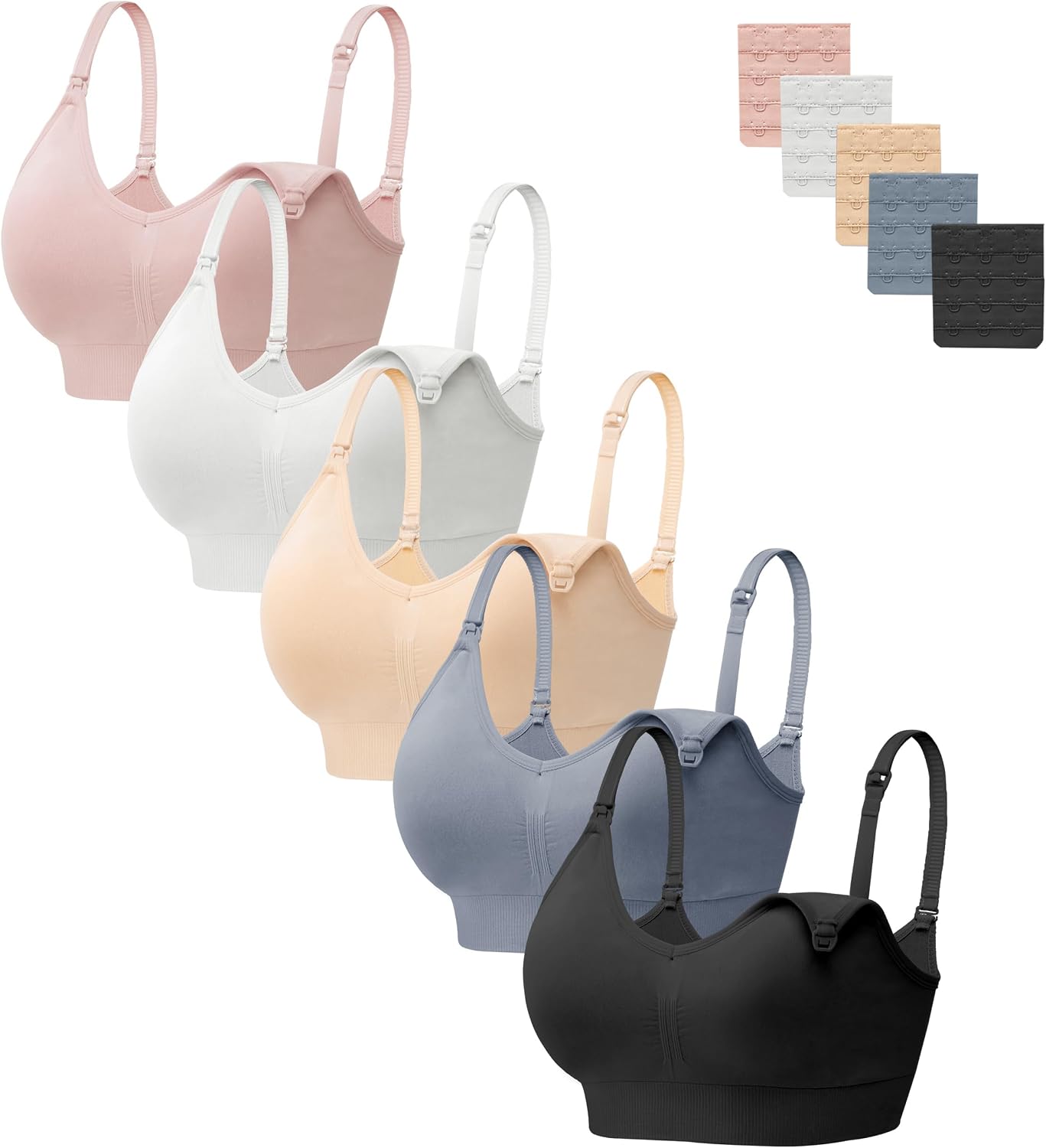 Thumbnail 5 de HBselect Women Maternity Bras 5-Pack nursing bras