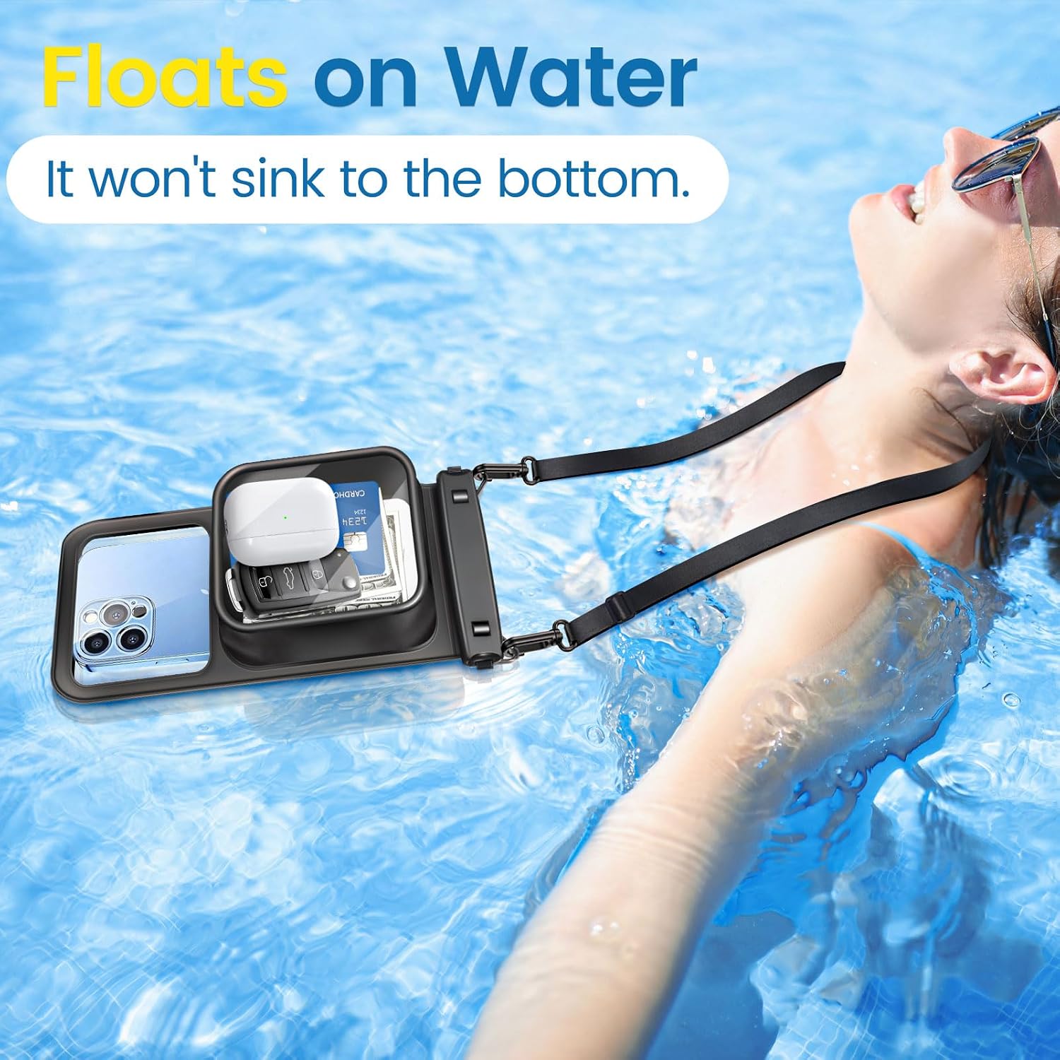 Detalle 2 de Niveaya Floatable Waterproof Phone Pouch 8.5 inch