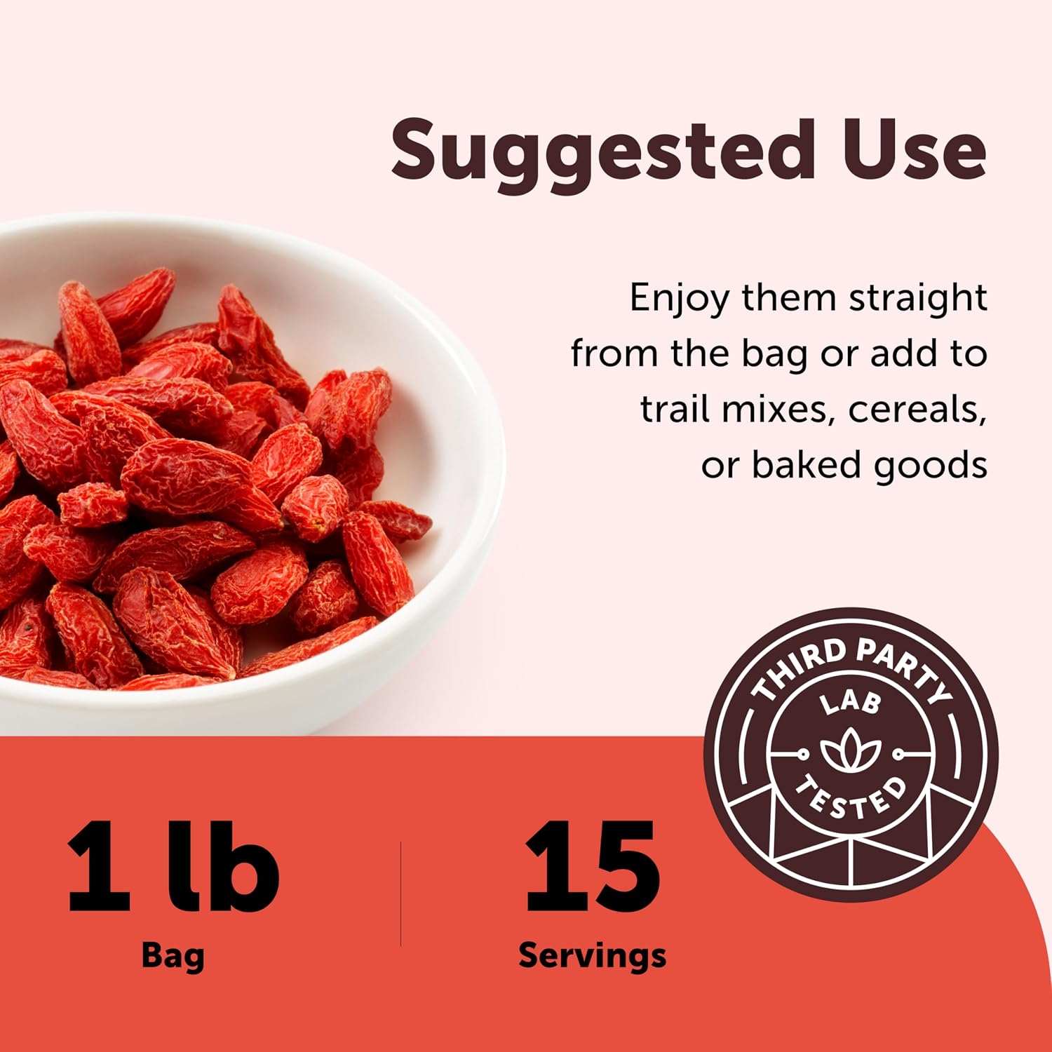 Thumbnail 2 de Micro Ingredients Goji Berries, 1 lb
