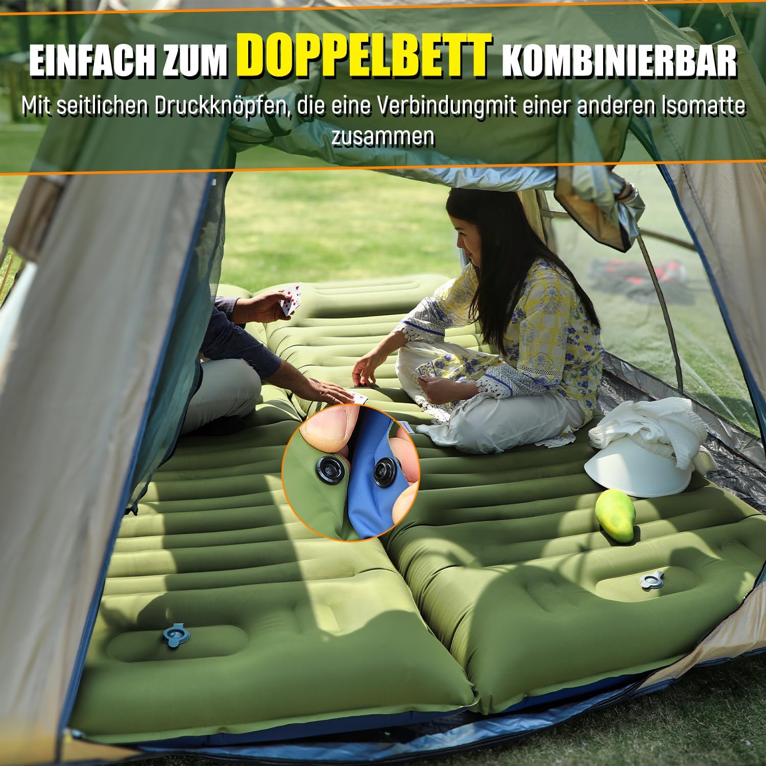 Thumbnail 5 de Myxslop Camping Isomatte 200x68x12 cm