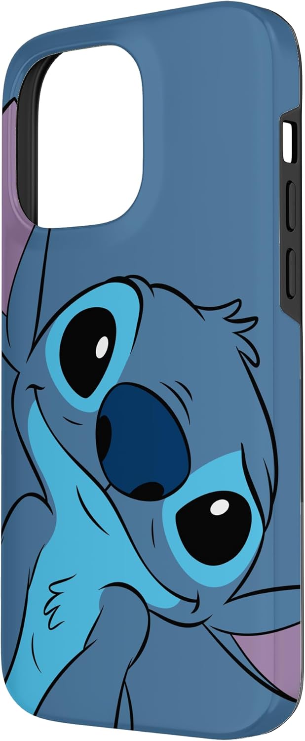 Thumbnail 1 de Disney Lilo and Stitch Cute Stitch Face Slate Gray – Coque pour iPhone 14 Pro Max