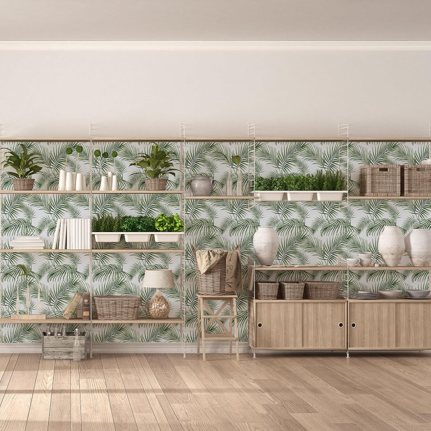 Detalle 2 de Hode Papier Adhesif Feuilles de Saule 44x10m