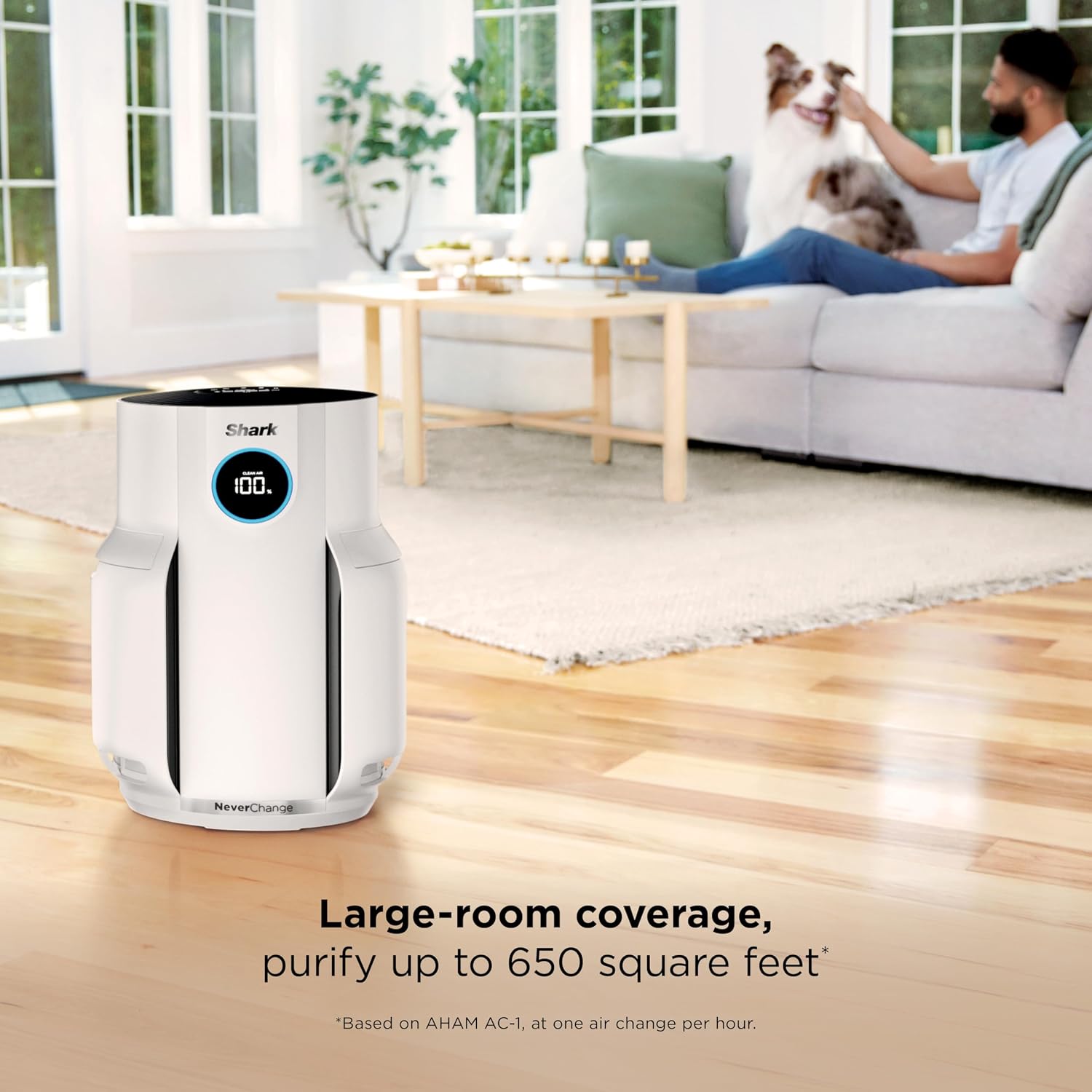 Detalle de Shark HP153 air purifier 650 sq ft 🌬