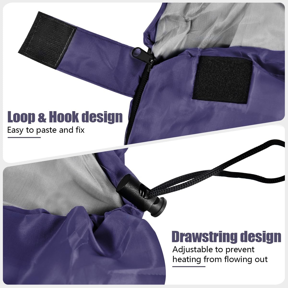 Detalle de OBTANIM Sleeping Bags: Portable Waterproof 4-Season Comfort for Adults & Kids