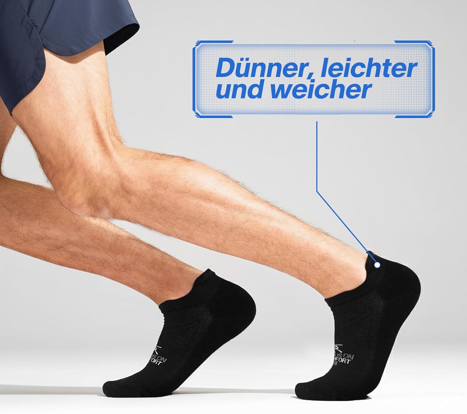 Thumbnail 5 de EconioSocken Coolmax Laufsocken Kurz (3/6 Paar) – atmungsaktive Sneaker-Socken gegen Blasen