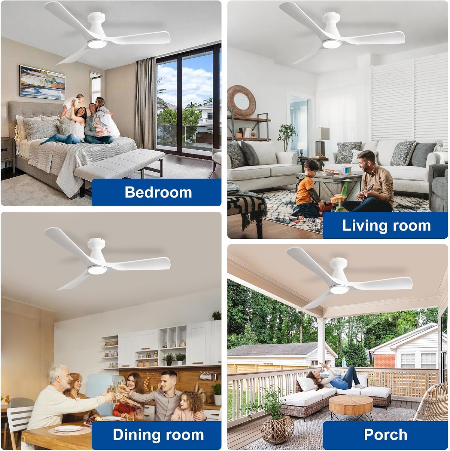 Thumbnail 6 de Depuley ceiling fan 52-inch