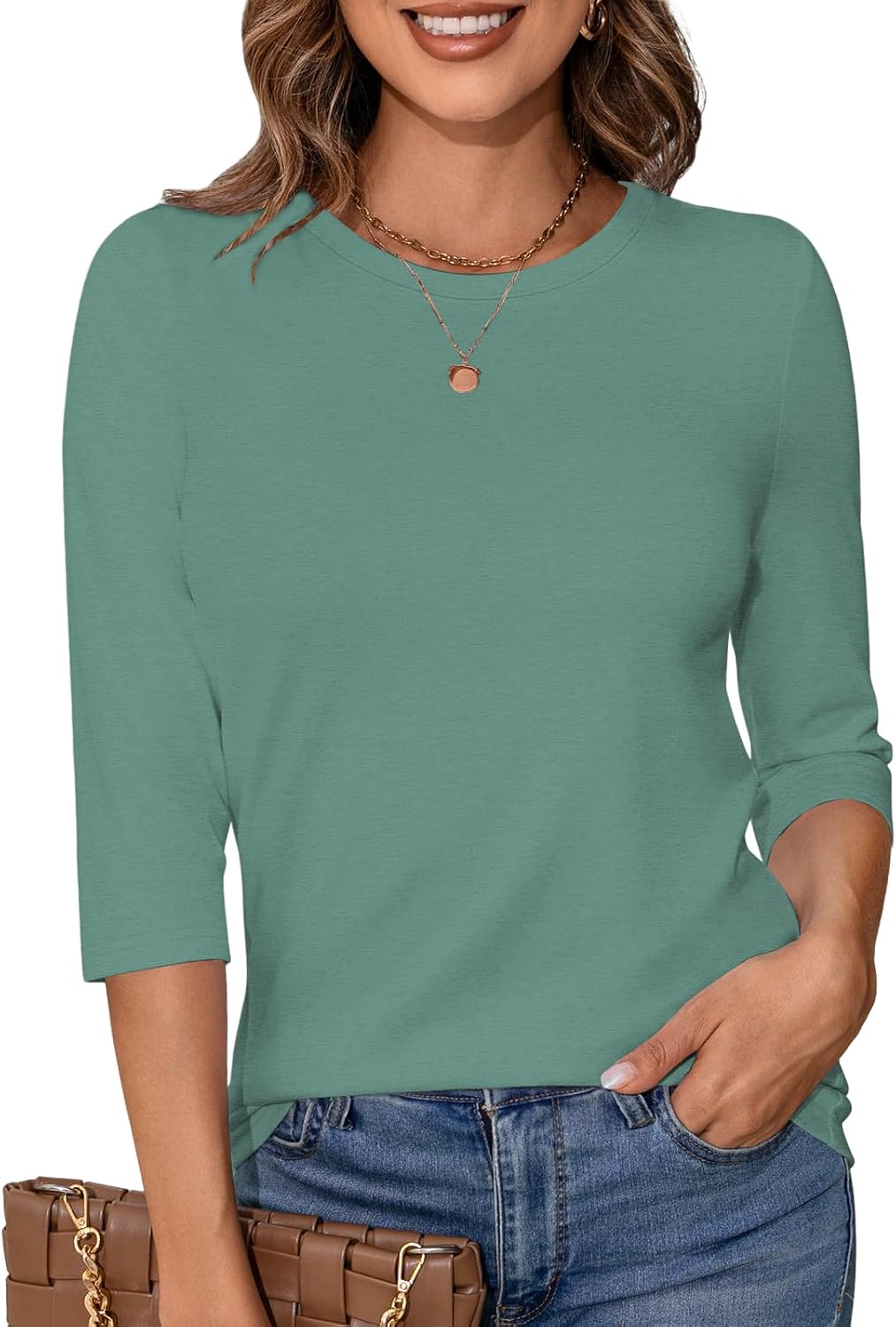 Detalle 2 de Cuptacc Langarmshirt Damen 3/4-Ärmel