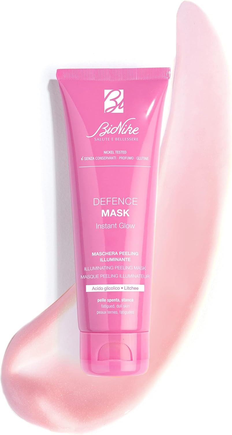 Detalle 2 de BioNike Defence - Mask Instant Glow: Maschera peeling illuminante per pelli spente, 75 ml