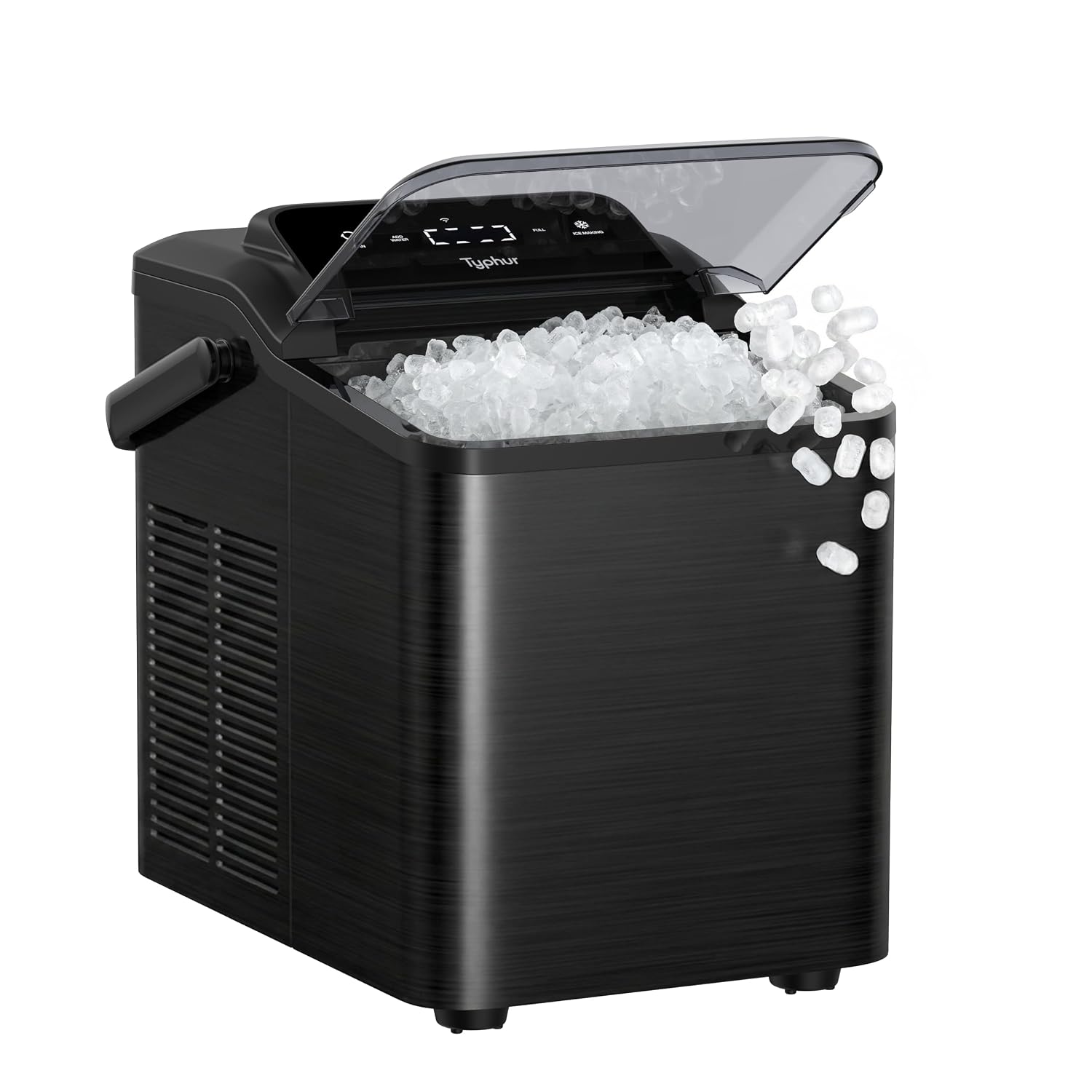 Detalle de Typhur Fast Nugget Ice Maker Pro CM03P, Black Steel, App Control