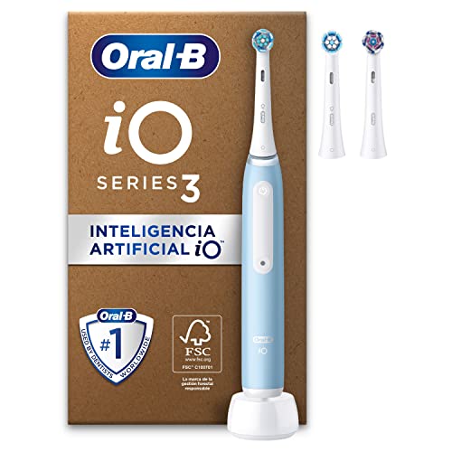 Detalle de Oral-B iO 3 Cepillo Eléctrico Recargable con 3 Cabezales 💙
