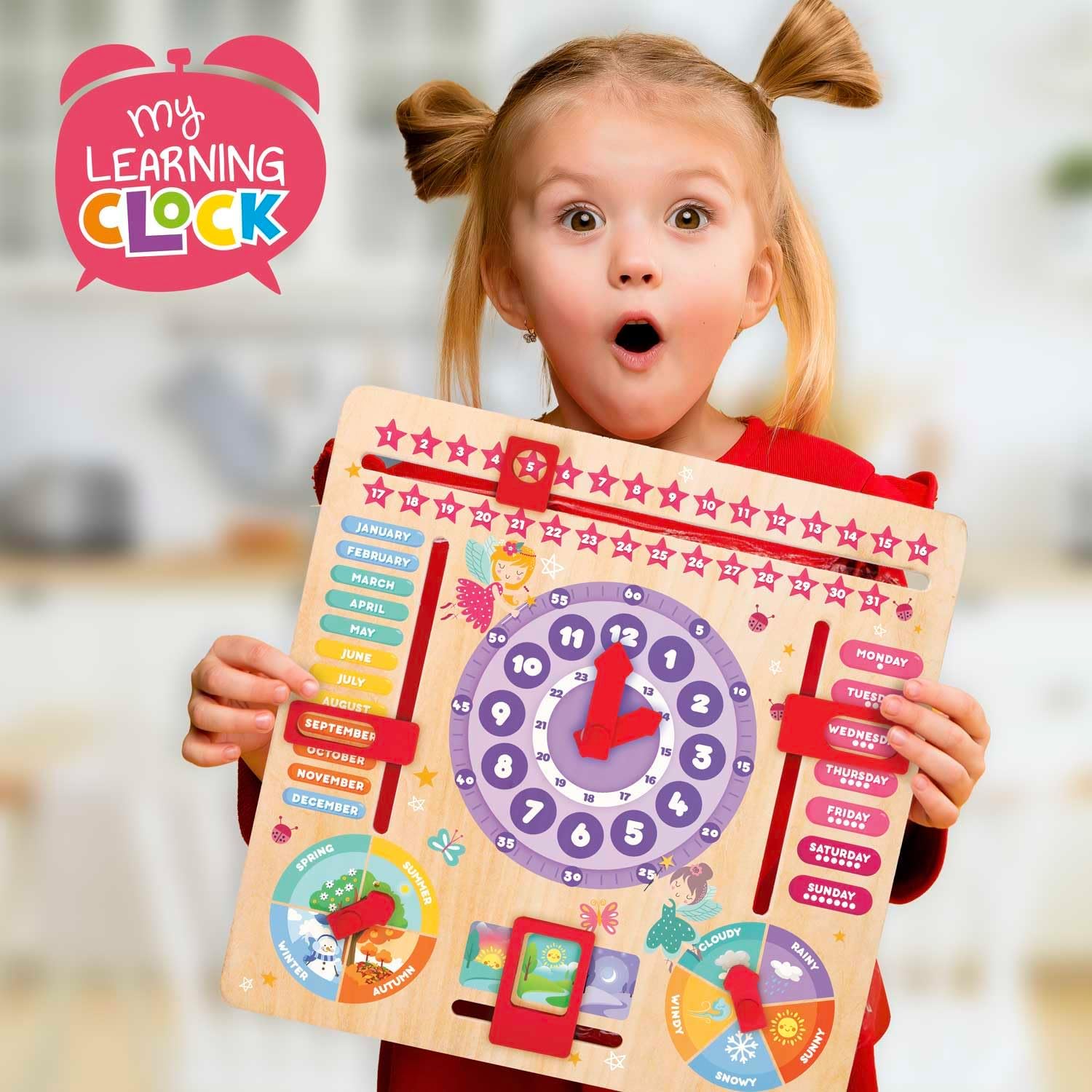 Thumbnail 6 de CRAZE English Learning Clock for Kids